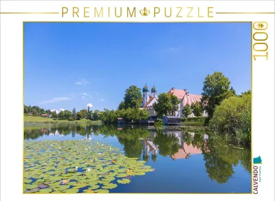 Produktbild von CALVENDO Puzzle Kloster Seeon | 1000 Teile Lege-Größe 64x48cm Foto-Puzzle für glückliche Stunden