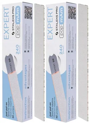 Produktbild von Staleks Expert 22 Wechselfeilen Weiß 240 Grit 50 Stück
