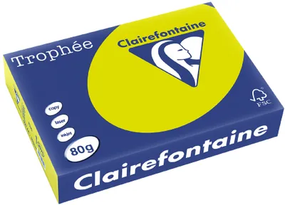 Image de Clairalfa papier multifonctions Troph'e, A4, 80 g/qm,vert fluo