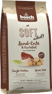 Zdjęcie produktu dla bosch Tiernahrung 4015598009225 sucha karma dla psów 2,5 kg Dorosła kaczka, ziemniak