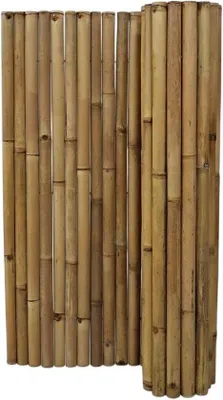 Immagine prodotto di Recinzione da giardino in bambù - Recinzione avvolgibile - Divisorio per terrazza - Recinzione in bambù robusta - 180 x 200 cm - Naturale