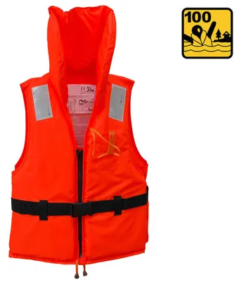 Produktbild von Rettungsweste Schwimmweste Lifejacket 100N ISO, Gr. S Ohmachtssicher 30-50kg
