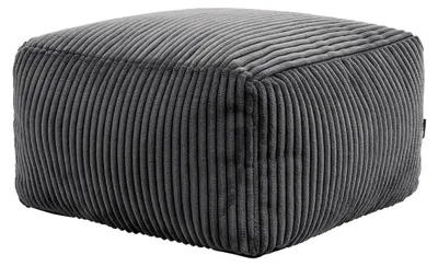 Zdjęcie produktu dla icon puf Amara, sztruks, podnóżek do salonu, stołek, pufa, duży stołek beanbag, poduszka do siedzenia - Germany