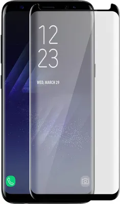 Zdjęcie produktu dla Avizar, folia ochronna na cały ekran dla Samsung Galaxy S8, czarna