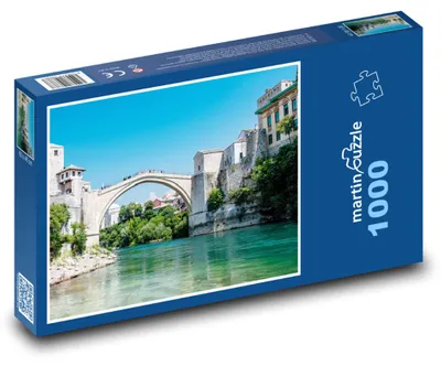 Obrázek produktu pro Puzzle 1000 Mostar - Most přes Neretvu - martinpuzzle