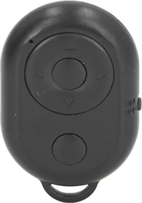 Produktbild von Telefon-Fernbedienung BT 4.0, 10 m, USB-Typ-C-Lade-Selfie-Clicker zum Umblättern von Bildern, Schwarz