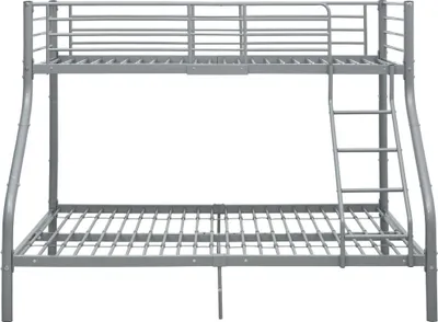 Obrázek produktu pro vidaXL Rám patrové postele Grey Metal 140x200 cm/90x200 cm