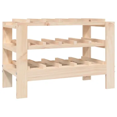 Produktbild von Weinregal 61,5x30x42 cm Massivholz Kiefer