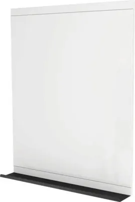 Produktbild von Spiegel mit Ablage Devo Viva 2.0 BxHxS 70x85x12 cm premium white supermatt/black