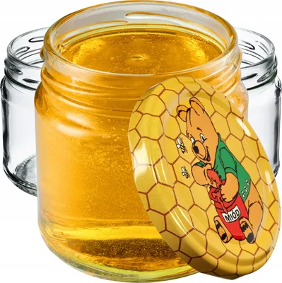 Zdjęcie produktu dla Słoiki do przetworów KADAX z pokrywką "Lerma", słoiki do przetworów, 200 ml, pokrywka z miodowym wzorem, 10 szt
