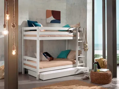 Image de Lit mezzanine Vipack Pino hauteur 160 cm incl. tiroir de lit
