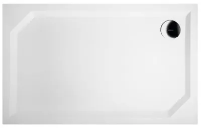 Immagine prodotto di Vasche da bagno Gelco - Piatto doccia SARA in marmo fuso, 1200x750 mm, bianco HS12075