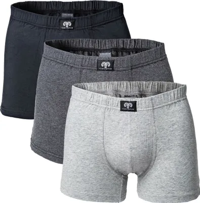 Produktbild von CECEBA Herren Pants, 3er Pack - Basic, Baumwoll-Stretch, M-3XL, einfarbig Grau L