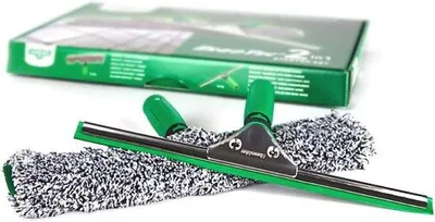 Immagine prodotto di Set professionale 2 in 1 per la pulizia degli ambienti con funzione di lavaggio e spolveratura, 35 cm