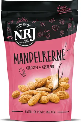 Produktbild von NRJ Mandelkerne geröstet & gesalzen, 150g