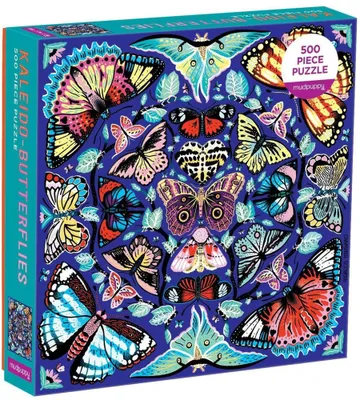 Obrázok produktu pre Mudpuppy Puzzle Kaleido motýle 500 dielikov