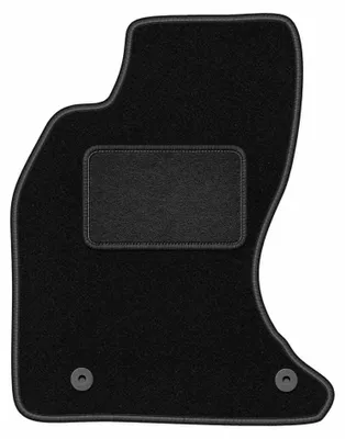 Image de Tapis conducteur en moquette pour Audi A6 C5 4.2L 1997-2004 (berline/break) – 1 pièce, noir, sur mesure – Wielganizator LUX