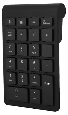 Image de Clavier numérique, pavé numérique sans fil Bluetooth, mini-clavier pour ordinateur portable et ordinateur de bureau - Noir