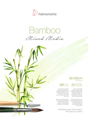 Produktbild von Hahnemühle Bamboo Mixed Media - 265 g/m² - 42 x 56 cm - 25 Blatt