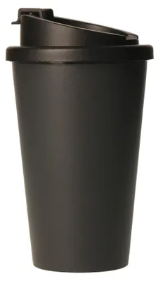 Immagine prodotto di Tazza da caffè biologica "Premium Deluxe" - Tazza termica in bioplastica senza BPA con chiusura a 2 componenti - Tazza isolata da 350 ml  Germany - ardesia