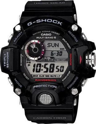 Produktbild von Casio Herren Solar Digitaluhr GW-9400-1D mit Barometer, Thermometer und Kompass