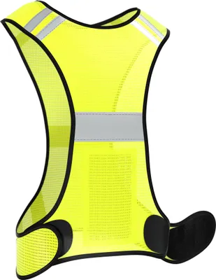 Produktbild von EAZY CASE Reflektorweste Sicherheitsweste flexibel einstellbar Warnweste mit Reflektoren atmungsaktiv reflektierend Straßenverkehr, Gelb