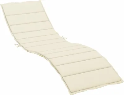 Obrázek produktu pro potah na lehátko vidaXL Cream 200x50x3 cm Oxford Fabric