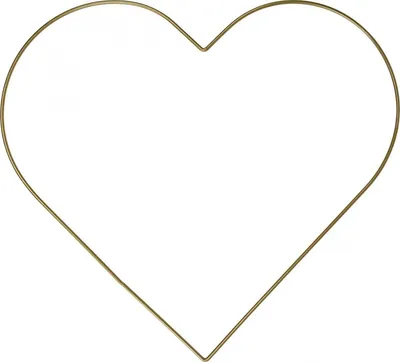 Produktbild von Metall Herz Deko Gold 32,5cm, 4 Stück Hängedeko Hochzeit Valentinstag