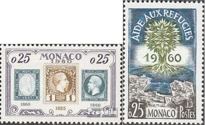 Produktbild von Briefmarken Monaco 1960 Mi 641,643 (kompl.Ausg.) postfrisch Briefmarken