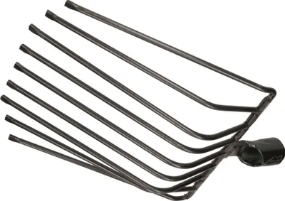 Produktbild von KOTARBAU® Forke 9 Zinken Heugabel Mistgabel Mistforke Gartengabel Gartenforke Dunggabel Spatengabel Gabel für Garten Drahtgabel für Garten und Landwirtschaft