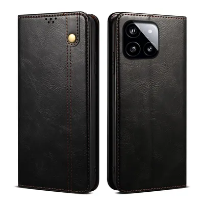 Obrázek produktu pro Pouzdro pro Xiaomi Redmi K70 /K70 Pro kožené flip pouzdro peněženka s funkcí stojánku černé