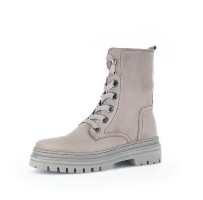 Produktbild von Gabor Shoes Schnürstiefel Beige Veloursleder Größe: 40 Normal