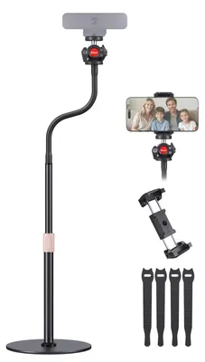 Produktbild von Webcam-Stativ mit Telefonhalter und flexiblem Arm