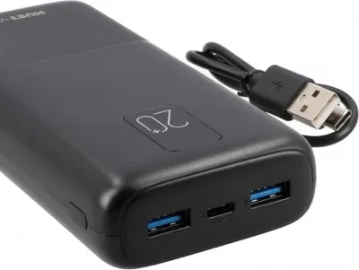 Produktbild von Musthavz 20W Power Delivery Powerbank 20,000 mAh schwarz