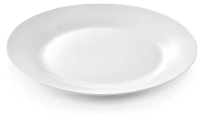 Produktbild von 36x flache Teller Ø 23 cm weiß, Porzellan