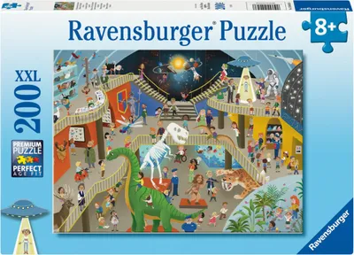 Produktbild von Ravensburger Kinderpuzzle - 12004053 Im Naturkundemuseum - Puzzle für Kinder ab 8 Jahren, mit 200 Teilen im XXL-Format