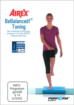 Produktbild von DVD AIREX BeBalanced! Toning Übungs-DVD Balance Pad Xlarge Sensomotorik