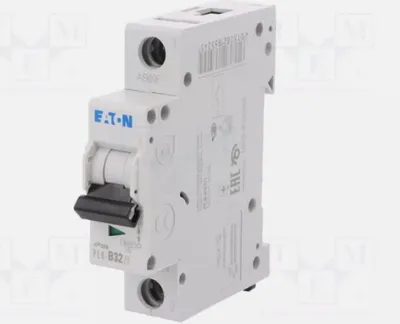 Image de PL6-B32/1 Interrupteur de surintensité 230/400VAC lNom : 32A Pôles : 1