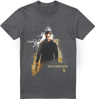 Immagine prodotto di Star Trek: Into Darkness - Maglietta "Dark Hero" da uomo TV13579 (L) (Charcoal)