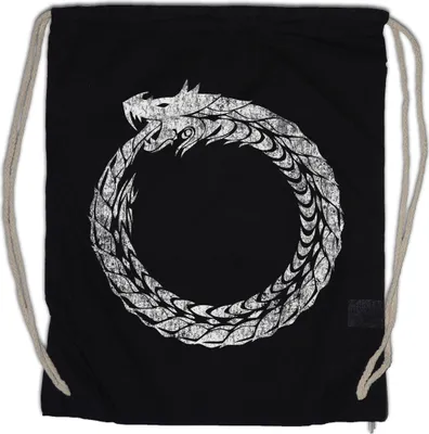 Produktbild von Urban Backwoods Ouroboros, Turnbeutel, Farbe: Schwarz