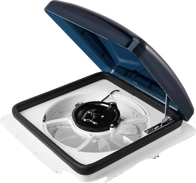 Image de Ventilateur pour camping-car, fonctionnement à 3 vitesses, design silencieux, PAS de LED