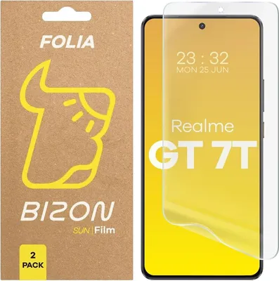 Produktbild von Bizon Glasfolie Sonne Realme GT 7T [2 PACK]