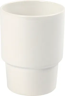 Produktbild von Creativ Company Becher, H: 11 cm, T 8,5 cm, weiß, 1 Stück