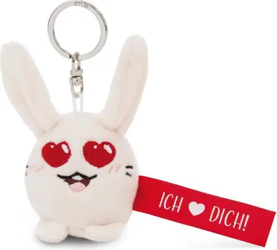 Immagine prodotto di Portachiavi coniglio - Ti amo! 5 cm