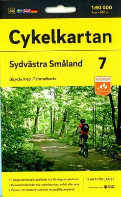Obrázek produktu pro Cyklistická mapa List 7 Jihozápadní Småland 1:90000