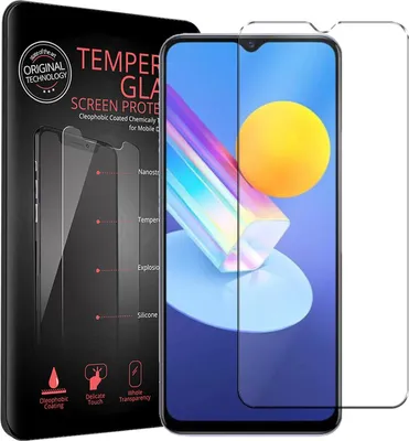 Produktbild von 2x Conie Glasfolie für Vivo Y72 5G Displayschutz Folie Panzer Glas Premium Schutzfolie Set Blasenfrei
