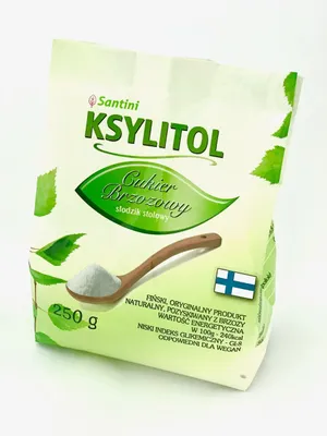 Obrázok produktu pre XYLITOL 250 g (TAŠKA) - SANTINI (FÍNSKO)