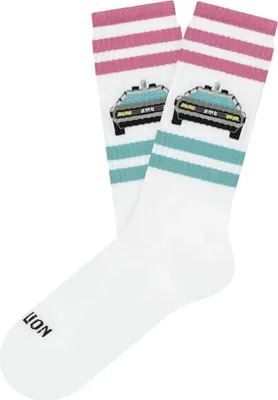 Produktbild von Jimmy Lion Athletic Delorean Lange Socken Weiß EU 41-46 Herren Weiß EU 41-46