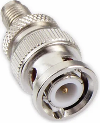 Produktbild von SMA-Buchse > BNC-Stecker mit vergoldeten Kontakten, für RG 174/U-Kabel