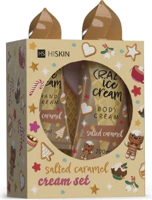 Immagine prodotto di HiSkin Set crema al caramello salato Crema mani 60 ml + crema corpo 200 ml